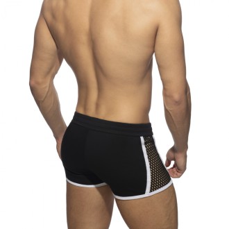 AD Fetish Mesh- Striped short white | BiBo Fashion