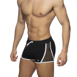 AD Fetish Mesh- Striped short white | BiBo Fashion