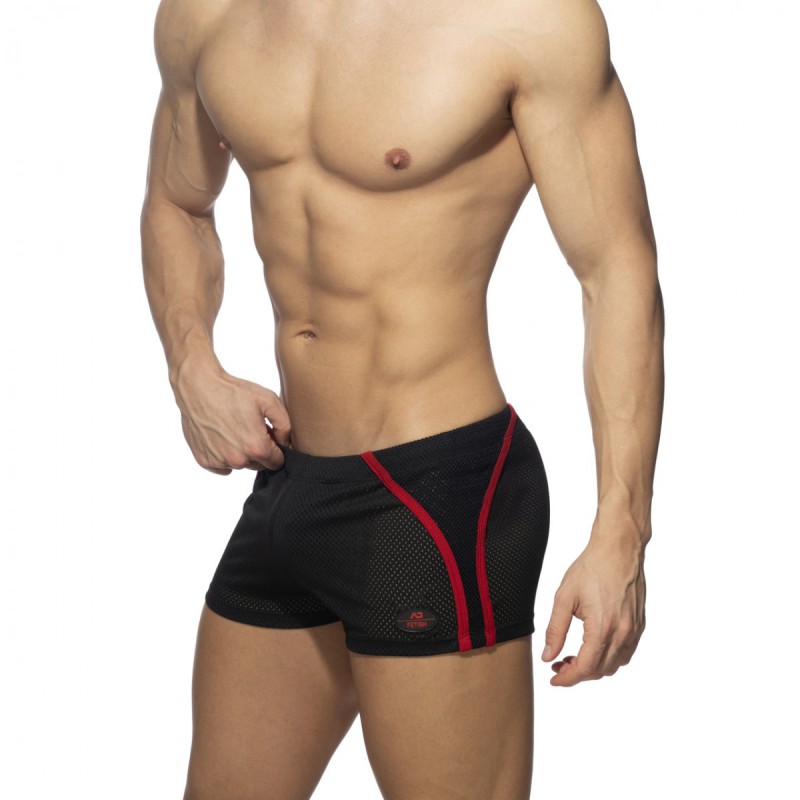 AD Fetish Combi Mesh Short red