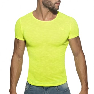 Addicted Thin Flame T-Shirt Neon yellow | BiBo Fashion