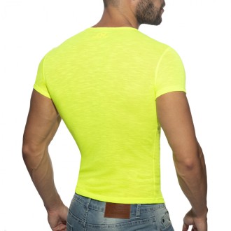 Addicted Thin Flame T-Shirt Neon yellow | BiBo Fashion