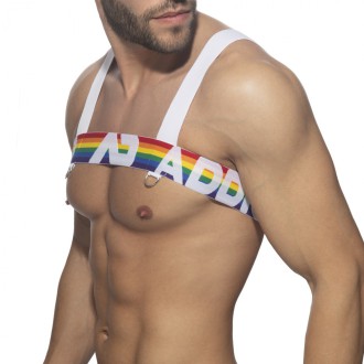 Addicted Rainbow Harness white | BiBo Fashion