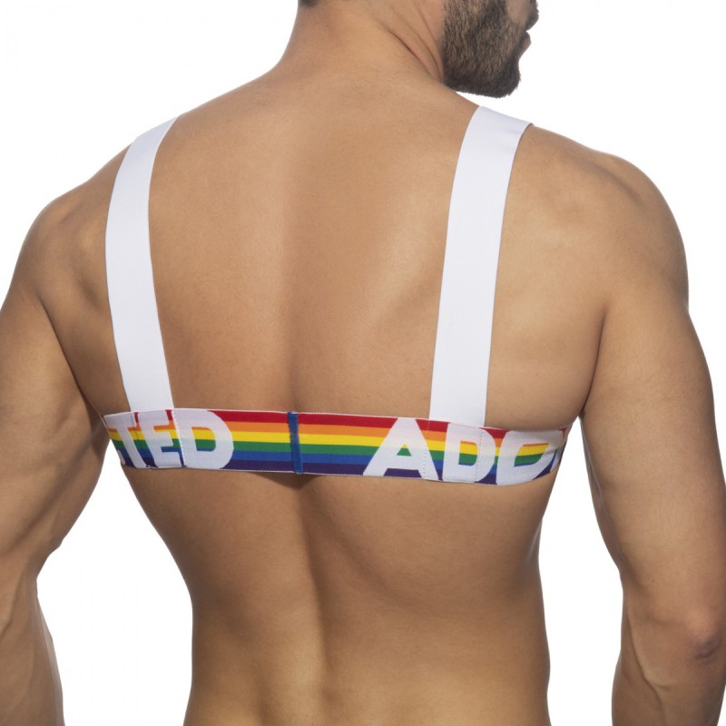 Addicted Rainbow Harness white | BiBo Fashion