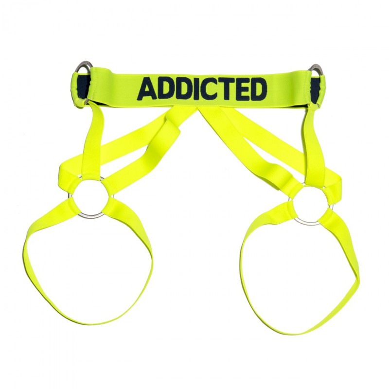 AD Fetish Neon Leg Harness neon yellow | BiBo Fashion