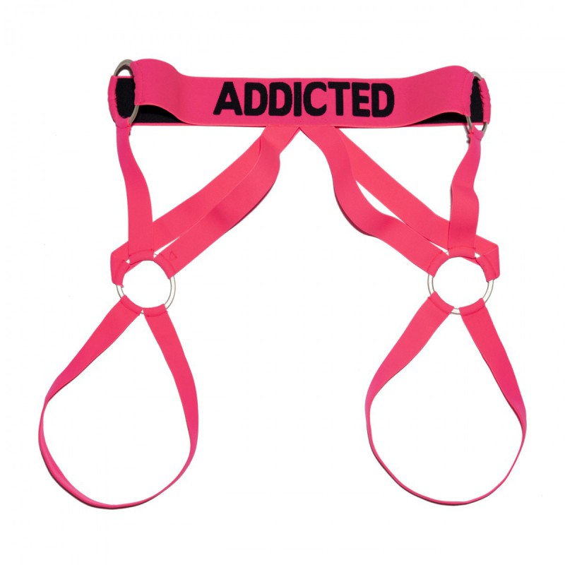 AD Fetish Neon Leg Harness neon pink | BiBo Fashion