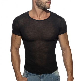 Addicted Thin Flame T-Shirt black