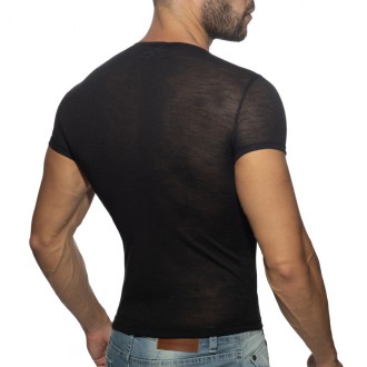 Addicted Thin Flame T-Shirt black