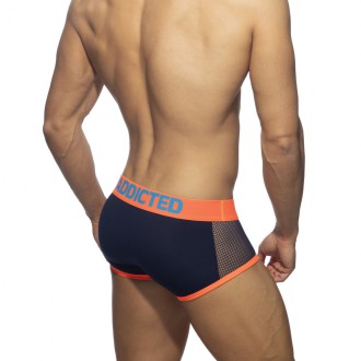 Addicted Neon Mesh Trunk navy | BiBo Fashion