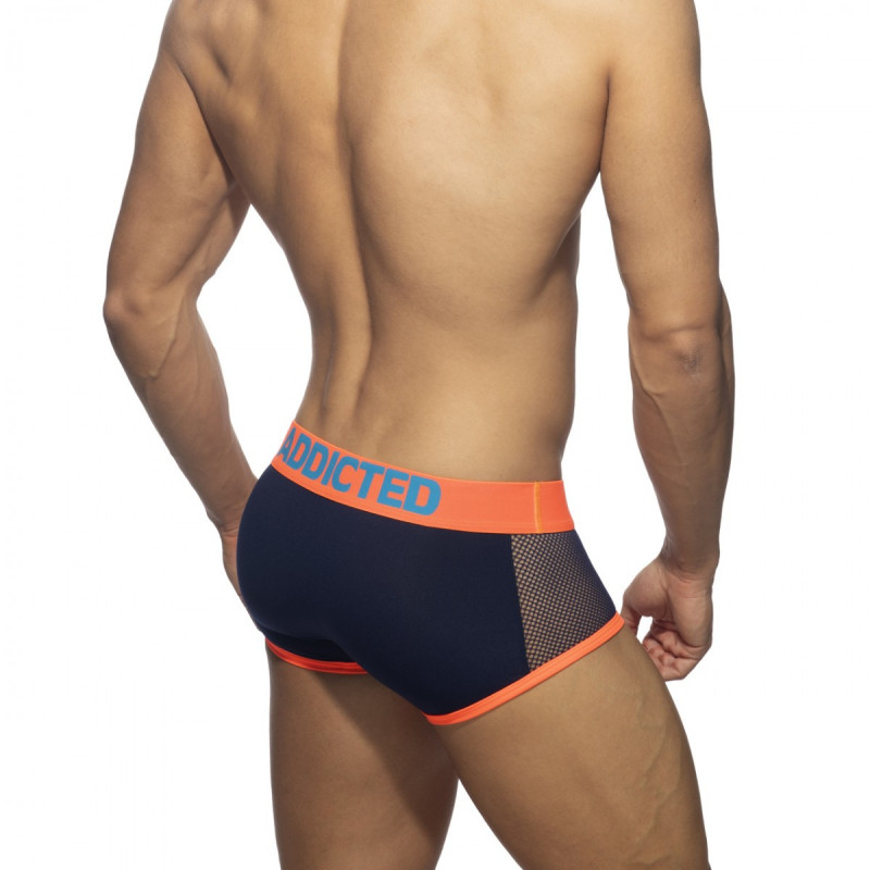 Addicted Neon Mesh Trunk navy | BiBo Fashion