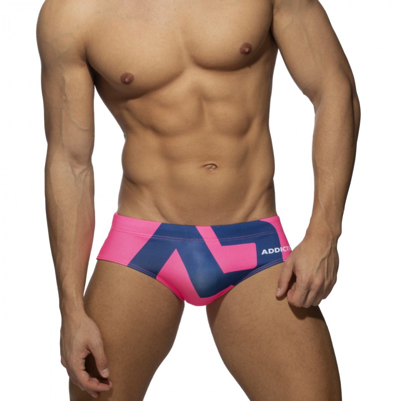 Addicted Extra-Large AD Logo Brief fuchsia