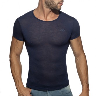 Addicted Thin Flame T-Shirt navy | BiBo Fashion