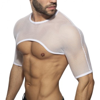 Addicted Shoulder Top neon white | BiBo Fashion