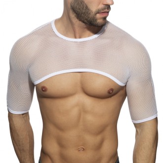Addicted Shoulder Top neon white | BiBo Fashion