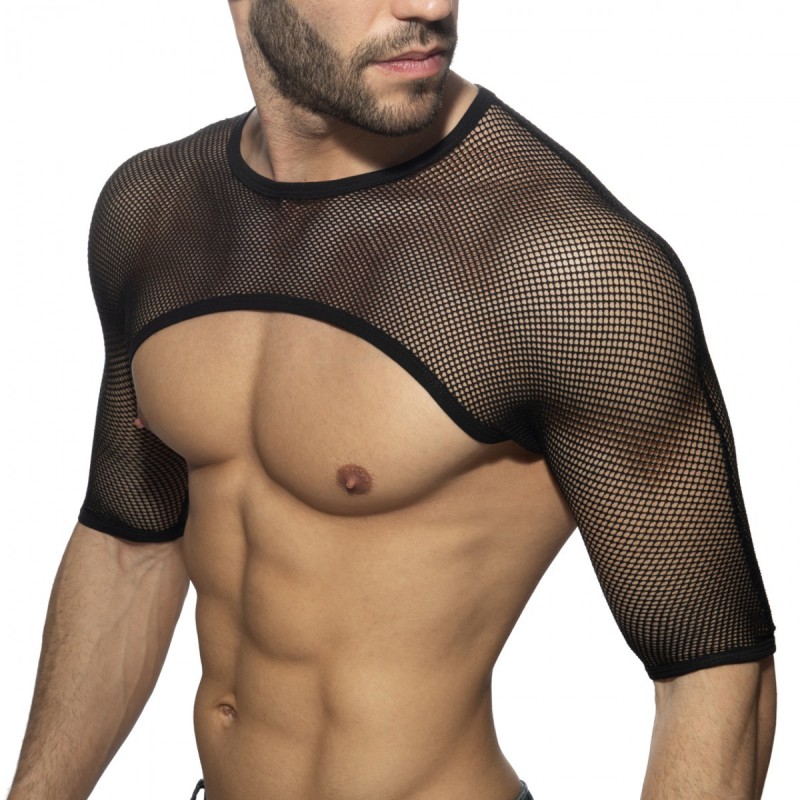 Addicted Shoulder Top neon black | BiBo Fashion