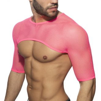 Addicted Shoulder Top neon pink | BiBo Fashion