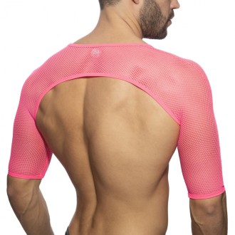 Addicted Shoulder Top neon pink | BiBo Fashion