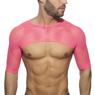 Addicted Shoulder Top neon pink | BiBo Fashion