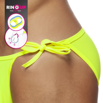 Addicted Ring Up Swim Bikini neon yellow