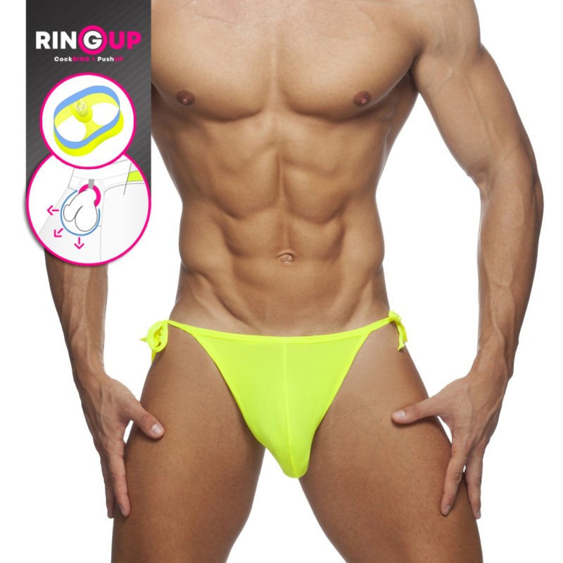 Addicted Ring Up Swim Bikini neon yellow