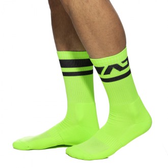 Addicted Neon Socks short neon green | BiBo Fashion