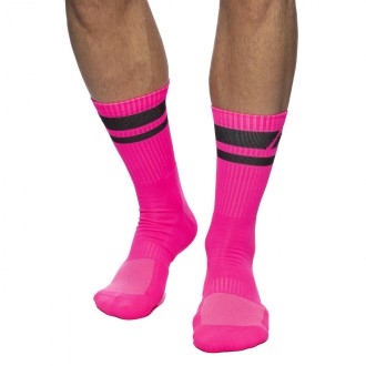 Addicted Neon Socks short neon pink | BiBo Fashion