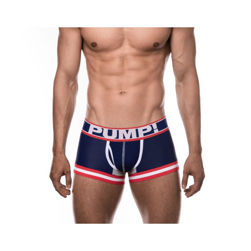 PUMP Big League Boxer navy red white