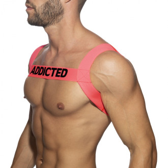 Addicted Neon Harness - Neon Pink