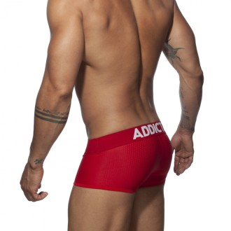 Addicted AD806 Push Up Mesh Trunk Red