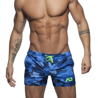 Addicted Camouflage Swimwear Short navy | BiBo Fashion