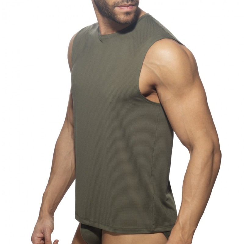 Addicted Veloz Dry Tank Top Khaki