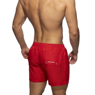 Addicted ADS073 Basic Swim Long Short Red