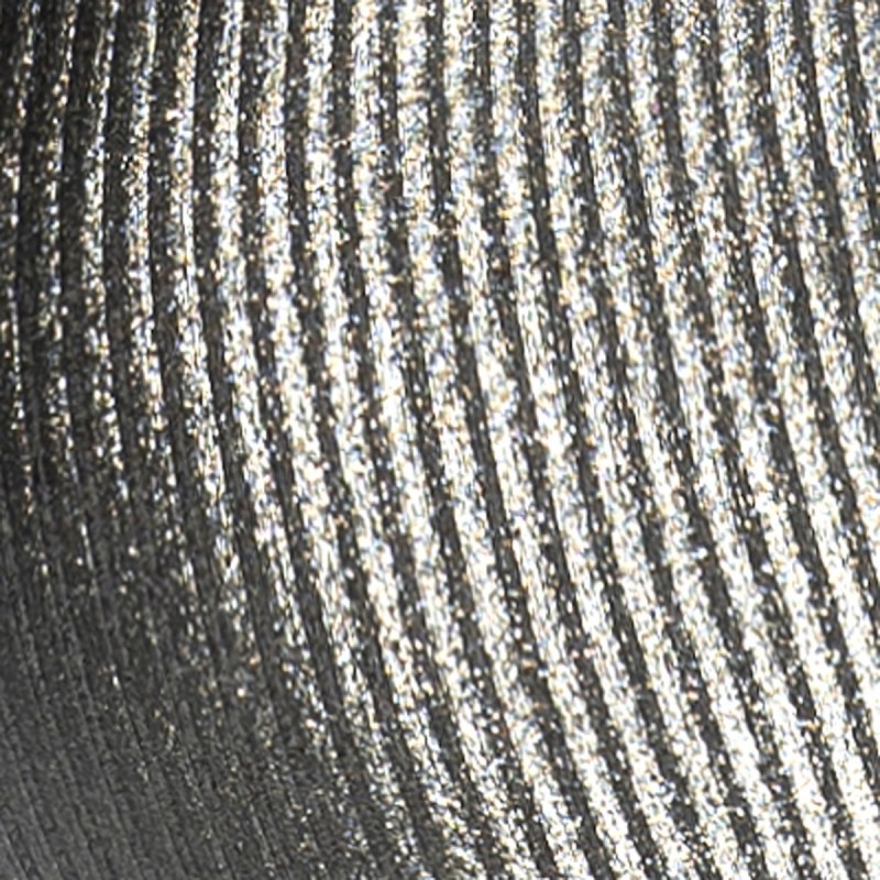 ES Collection Art Deco Metallic Trunk Silver