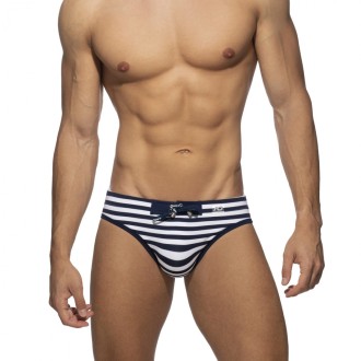 Addicted ADS286 Sailor Swim Bikini Brief Navy