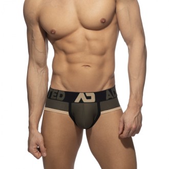 Addicted AD1358 Naked Feeling Brief Kaki