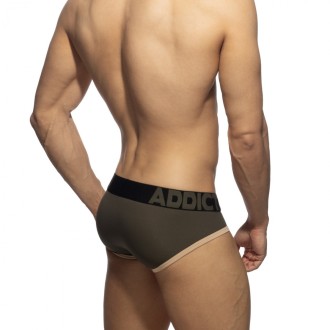 Addicted AD1358 Naked Feeling Brief Kaki