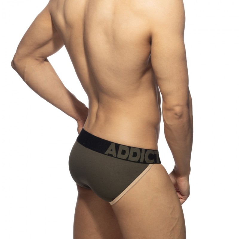 Addicted AD1360 Naked Feeling Bikini Brief Kaki