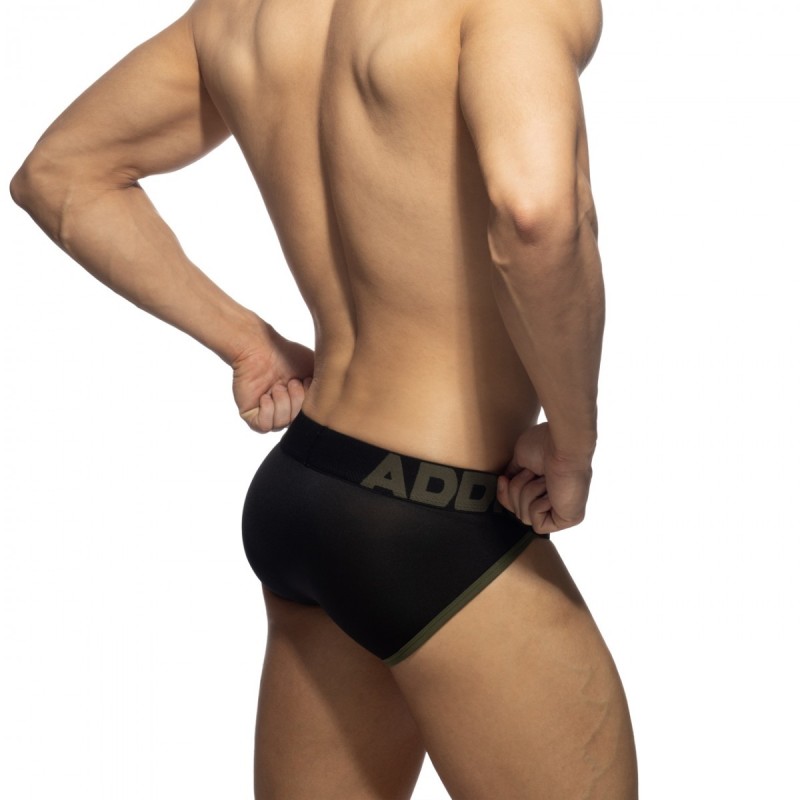 Addicted AD1360 Naked Feeling Bikini Brief Black