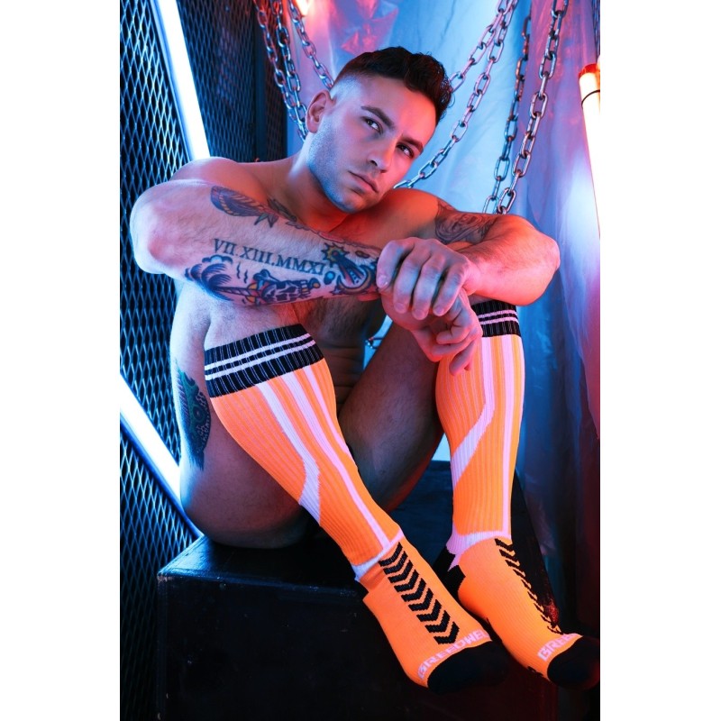 BREEDWELL Sucker Socks Neon Orange
