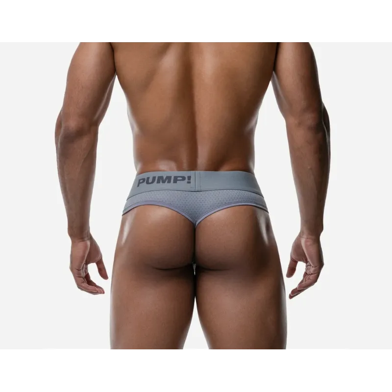 PUMP Gray Classic Thong