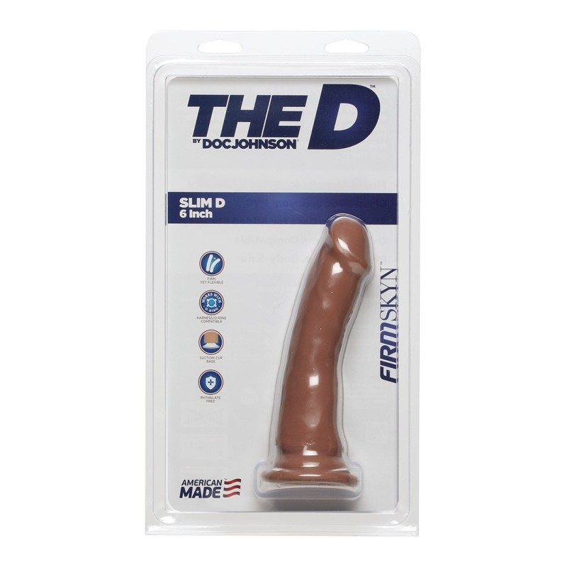 Slim D - Realistic FIRMSKYN Dildo - 7" / 17 cm