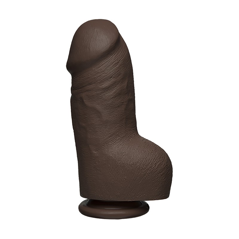 Fat D - Realistic FIRMSKYN Dildo with Balls - 8" / 20 cm