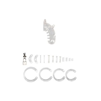 Mancage Model 26 - Chastity Cage - 4.5'' / 11,5 cm - Transparent