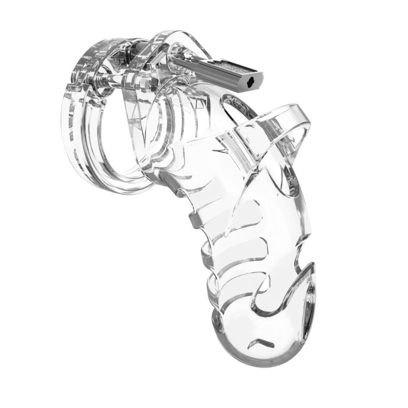 Mancage Model 26 - Chastity Cage - 4.5'' / 11,5 cm - Transparent