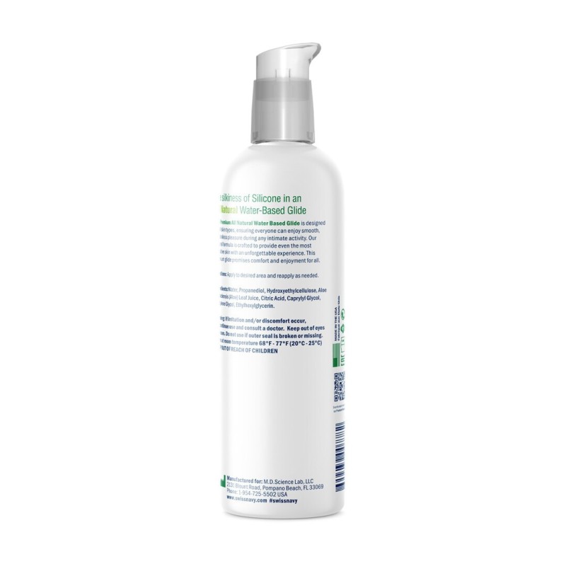Swiss Navy Premium All Natural Waterbased Lubricant - 8 fl oz / 237 ml