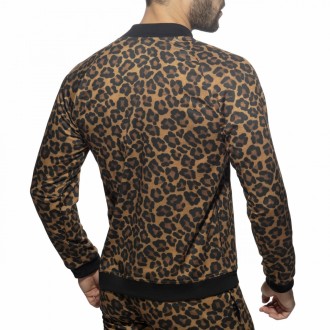 Addicted Leopard Bomber Jacket