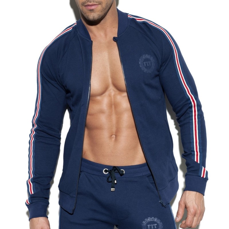 ES Collection Fit Tape Jacket Navy