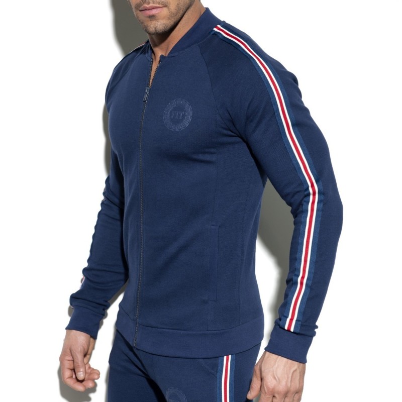 ES Collection Fit Tape Jacket Navy