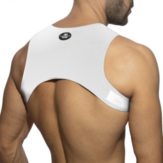 AD Fetish Ring Plain Harness White