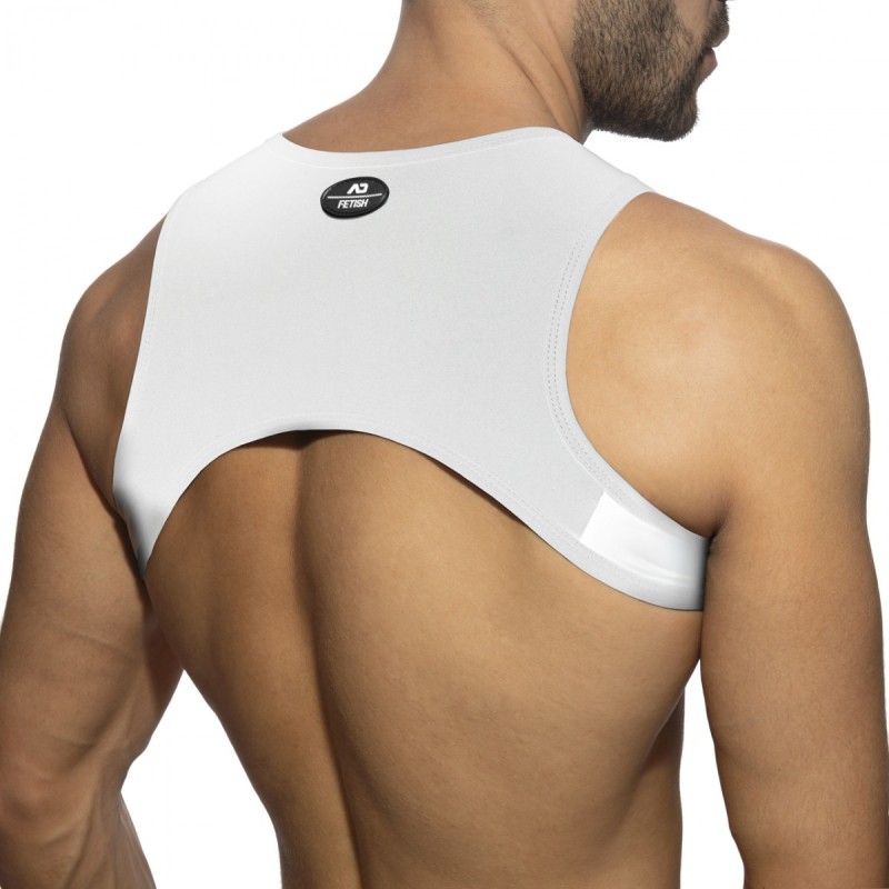 AD Fetish Ring Plain Harness White