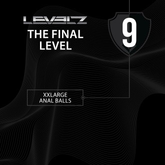 Levelz Silicone Waterdrop Anal Balls - XXL - 60mm - Black